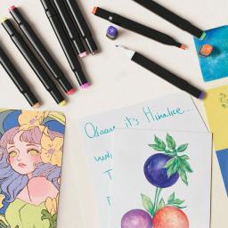 Dual Tip Permanent Alcohol Drawing Markers, Art Sketch Markers para Ilustração, Material Escolar, 24, 36, 48, 60, 80, 120, 168, 262 cores - Image 2