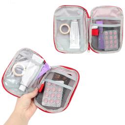Mini portátil Medicine Bag Kit de Primeiros Socorros, Kits de Emergência Médica ao ar livre, Organizador da bolsa, Home Pill Storage Bag, 1-10Pcs - Image 6
