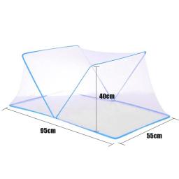 Mosquiteiro portátil para crianças, cama dobrável Net, instalação gratuita, Baby Tent, 1Pc - Image 5