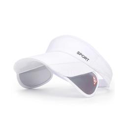 Chapéus de sol esportivos de verão, homens e mulheres, viseira ajustável, proteção uv, topo vazio, tênis, golfe, corrida, ciclismo, protetor solar - Image 6