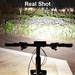 Fivemi 5led mtb luzes de bicicleta 10000mah recarregável luz lanterna ao ar livre ciclismo acessórios para scooter elétrico - Image 6