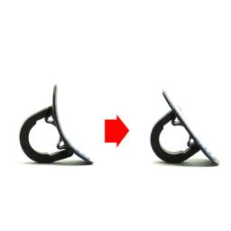 2/4/6 pçs tubo de óleo de bicicleta de alumínio braçadeira fixa adaptador stick-on guia de cabo de mudança de bicicleta caixa de freio linha fivela tubo clipe - Image 4