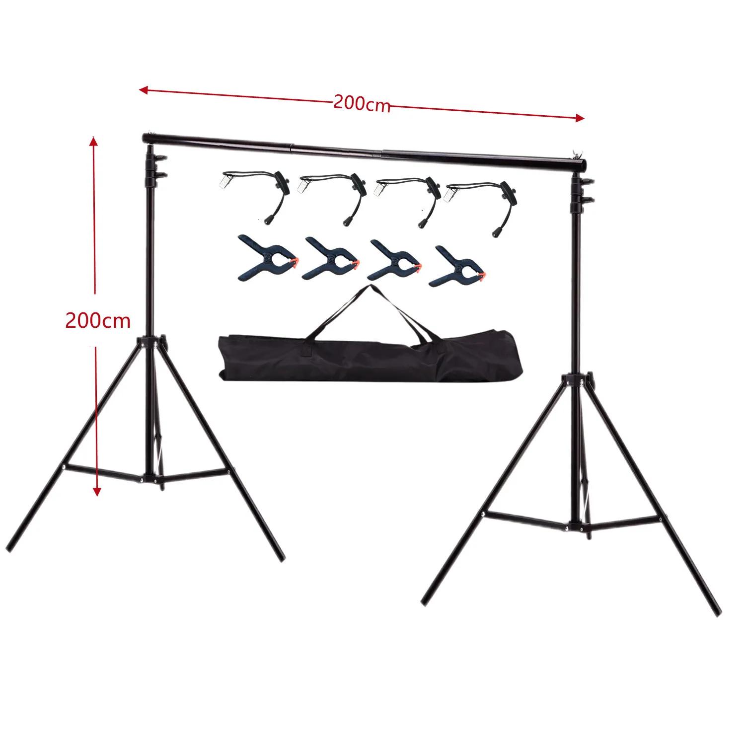 Enviar do Brasil  Photo Studio Background Support System Stands Backdrop Stand Props Fotografia Fundos Titular para Shoots - Image 1