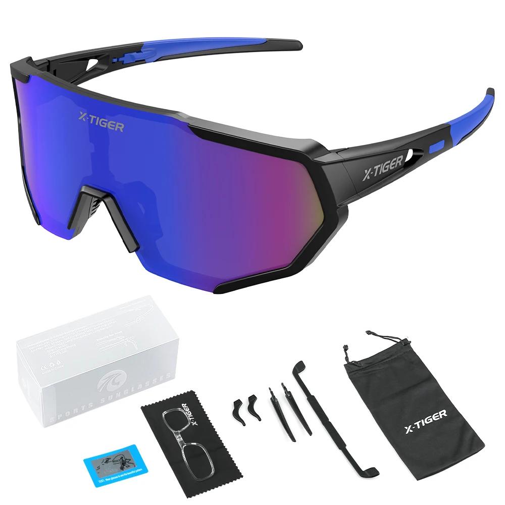 X-TIGER-JPC óculos de sol polarizados ciclismo para homens e mulheres, MTB Bike Riding Goggles, UV400, esportes ao ar livre, Road Bike, Novo - Image 1