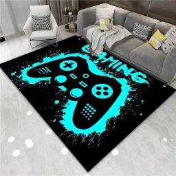 Tapete de área grande antiderrapante para controlador de jogador, gamepad padrão, tapete macio, quarto de jogo, decoração de casa - Image 3