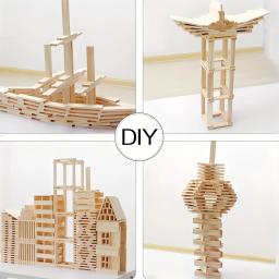 10 tiras de bambu dos pces, varas de artesanato, fatias de suprimentos para trabalhar madeira para modelos de construção e diy, protetores de plantio de plantas em vasos - Image 3