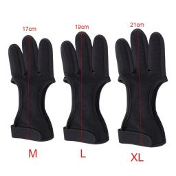 Acessórios Esportivos De Caça Durável, Recurve Bow 3 Dedos Luvas Protetoras, Tiro com Arco Protetor De Dedo, Tiro Protetor De Guarda De Mão - Image 6