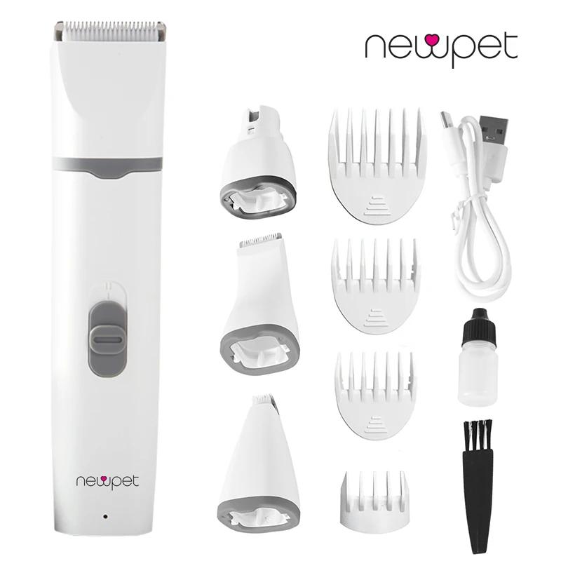 Aparador elétrico multifuncional 4 em 1 para gatos para tosa Aparador de barba para gatos sem fio Aparador de barba com baixo nível de ruído Ferramentas de tosa para animais de estimação - Image 1