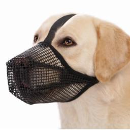 Capa de boca para cachorro, focinhos, lambendo e anti-mordida, respirável, água potável, ajustável, capa de boca para animais de estimação ao ar livre - Image 5