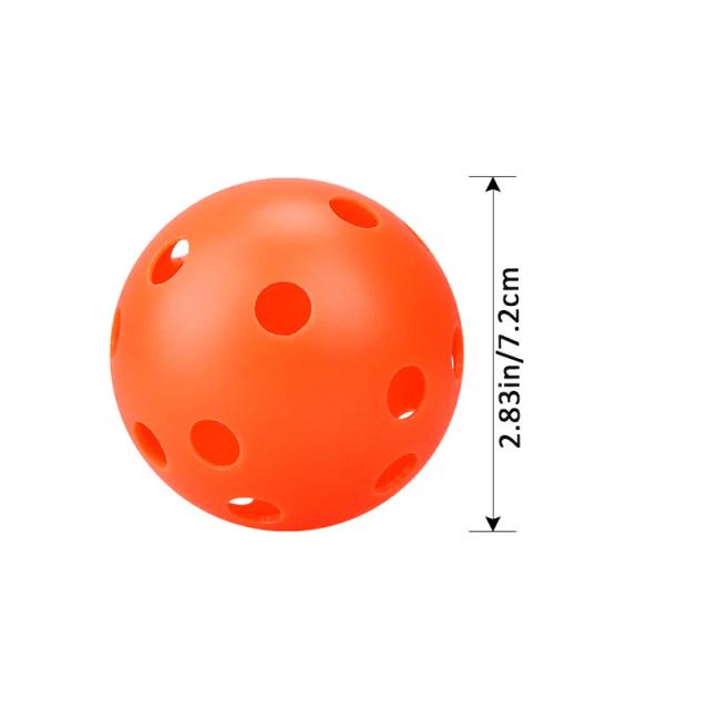 Bastão de Floorball em PE Plástico para Treinamento de Hóquei em Campo e Rua - Equipamento Ideal para Práticas ao Ar Livre, 72mm, 26 Furos