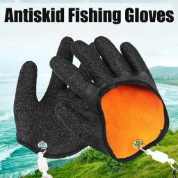 Luvas de captura de látex antiderrapante, luvas de pesca, luvas, mão esquerda e direita, proteger, punção manual, arranhões, caça, luvas, 1pc - Image 1