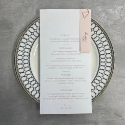 20-100pcs Menus Personalizados Casamento Aniversário Festa Convidado Menu Cartão com Nome Tag e Ouro/Prata Clipe Simples e Bonito - Image 4