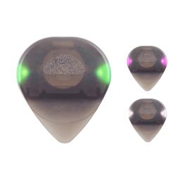 Palhetas de guitarra folclóricas brilhantes elétricas, acessórios para instrumentos musicais luminosos, LED, presente para amantes de música, clássico - Image 1