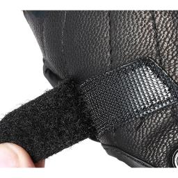 Luvas de motocicleta de meio dedo respiráveis para homens e mulheres, pele de carneiro confortável, luvas protetoras para andar de bicicleta elétrica - Image 5