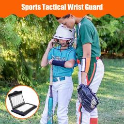 Proteção Sports Wrist Brace para Playbook ao ar livre, Pulseira para Baseball, Rugby Play, Futebol, Ferramenta de mão, Magic Sticker - Image 2