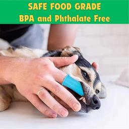 Silicone Dog Finger Toothbrush, Pet Dentes Ferramentas de limpeza para gatos Filhotes, Extra Macio, Suprimentos de cuidados dentários, 360 graus - Image 6