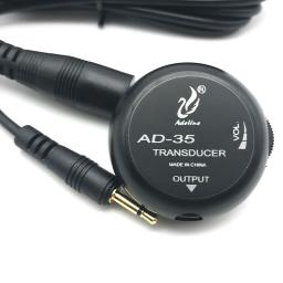 Captador para instrumentos, 5 peças, estilo de dedos, ad-35 mini, pegajoso, piezo, elétrico, captadores para guitarra e qualquer caixa - Image 4