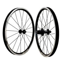 Rodado de bicicleta dobrável, cubo de alavanca de liberação rápida, freio de aro, 20 Polegada, 406, 451 rodas, 20h, 24h, 74-130mm, 100-130mm - Image 6