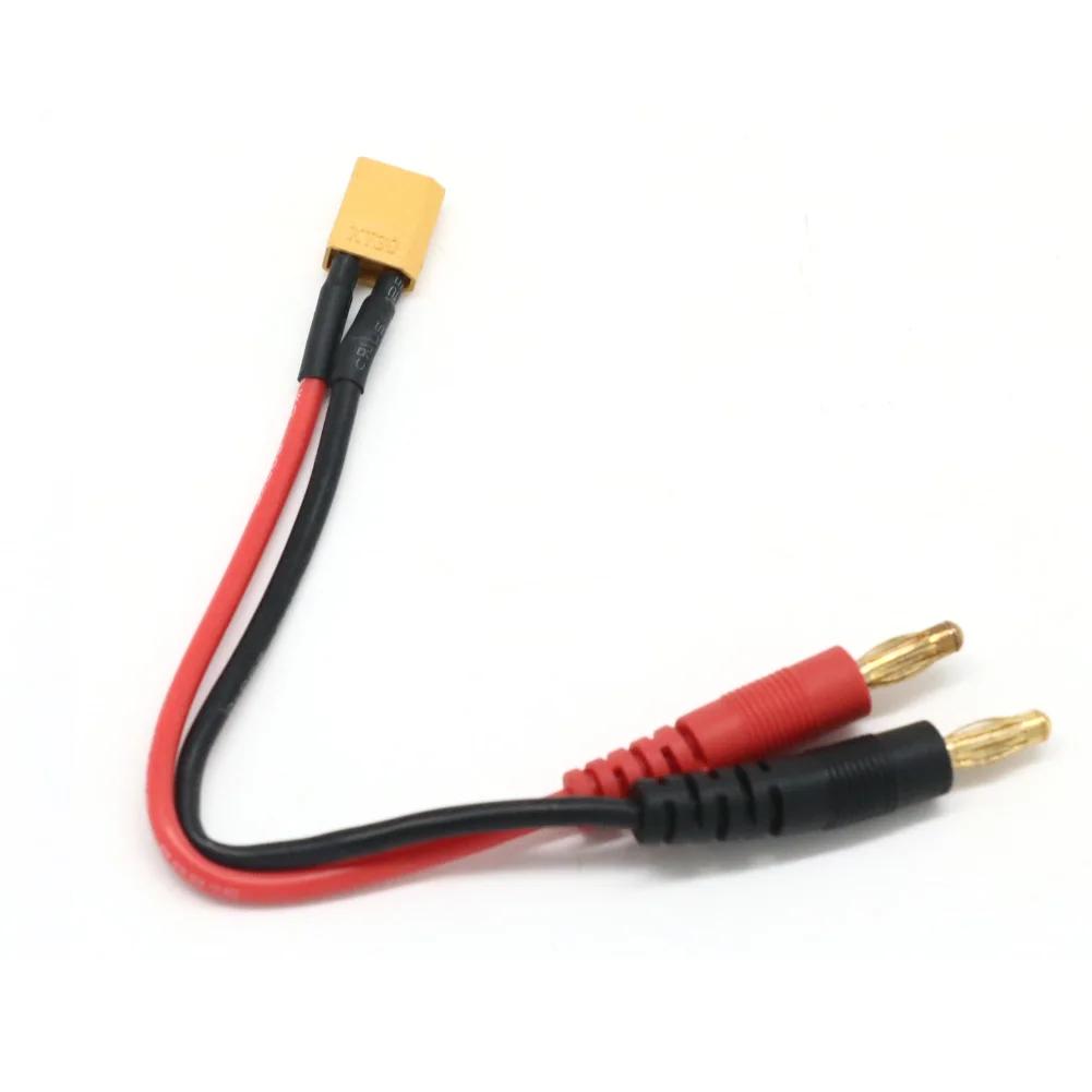 20cm xt30 xt60 xt90 t tomada carga levar a 4.0mm banana plugues carga cabo fio de silicone 14awg para lipo bateria - Image 1