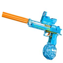Pistola de água elétrica Desert Eagle, tiro contínuo manual 2 em 1, verão, praia, pistola de piscina, brinquedo ao ar livre com silenciador de tambor - Image 6
