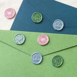50 pçs/lote 22x11cm kraft papel vintage envelope cera selo para convites de casamento cartões festivais bênção carta ocidental - Image 5