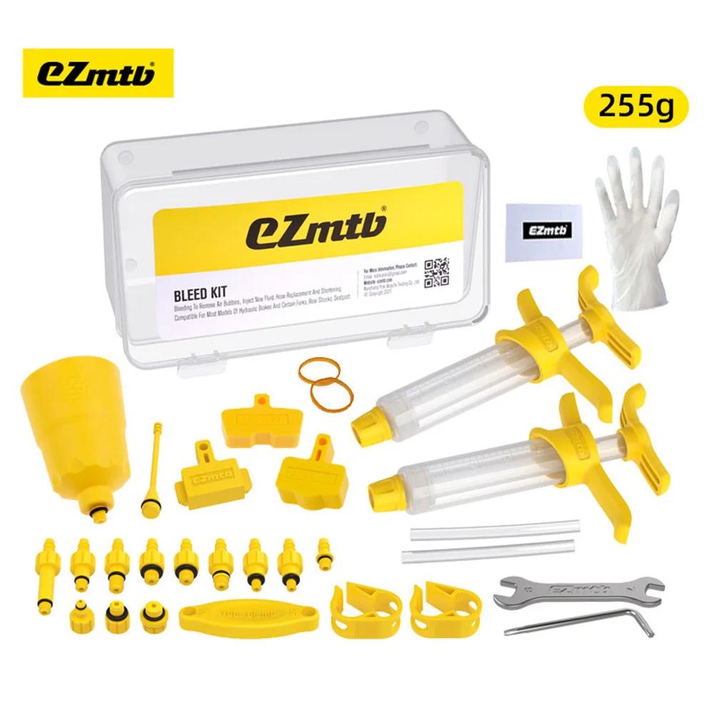 Ezmtb kit de sangramento de óleo de freio de bicicleta, ferramentas para shimano sram avid magura série disco hidráulico mtb ferramenta de reparo de freio de bicicleta de estrada - Image 1