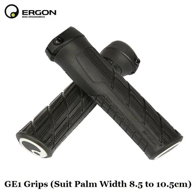 Ergon bicicleta apertos de borracha mtb punhos montar braçadeira ergonomia antiderrapante absorção de choque ciclismo lock-on termina mountain bike apertos - Image 1
