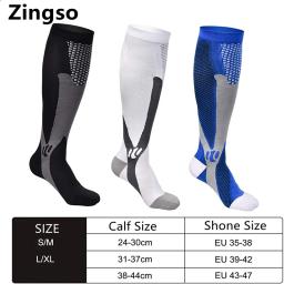 Meias de compressão para homens e mulheres, meias esportivas, enfermagem, rugby, maratona, ciclismo, futebol, varizes, corrida, 20-30 mmhg - Image 6