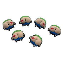 Amortecedor De Vibração De Raquete De Tênis, Absorvente De Choque, Amortecedor De Raquete De Silicone, Engraçado, Sexy, Novo, 6 Pcs/Lot, 2024 - Image 4