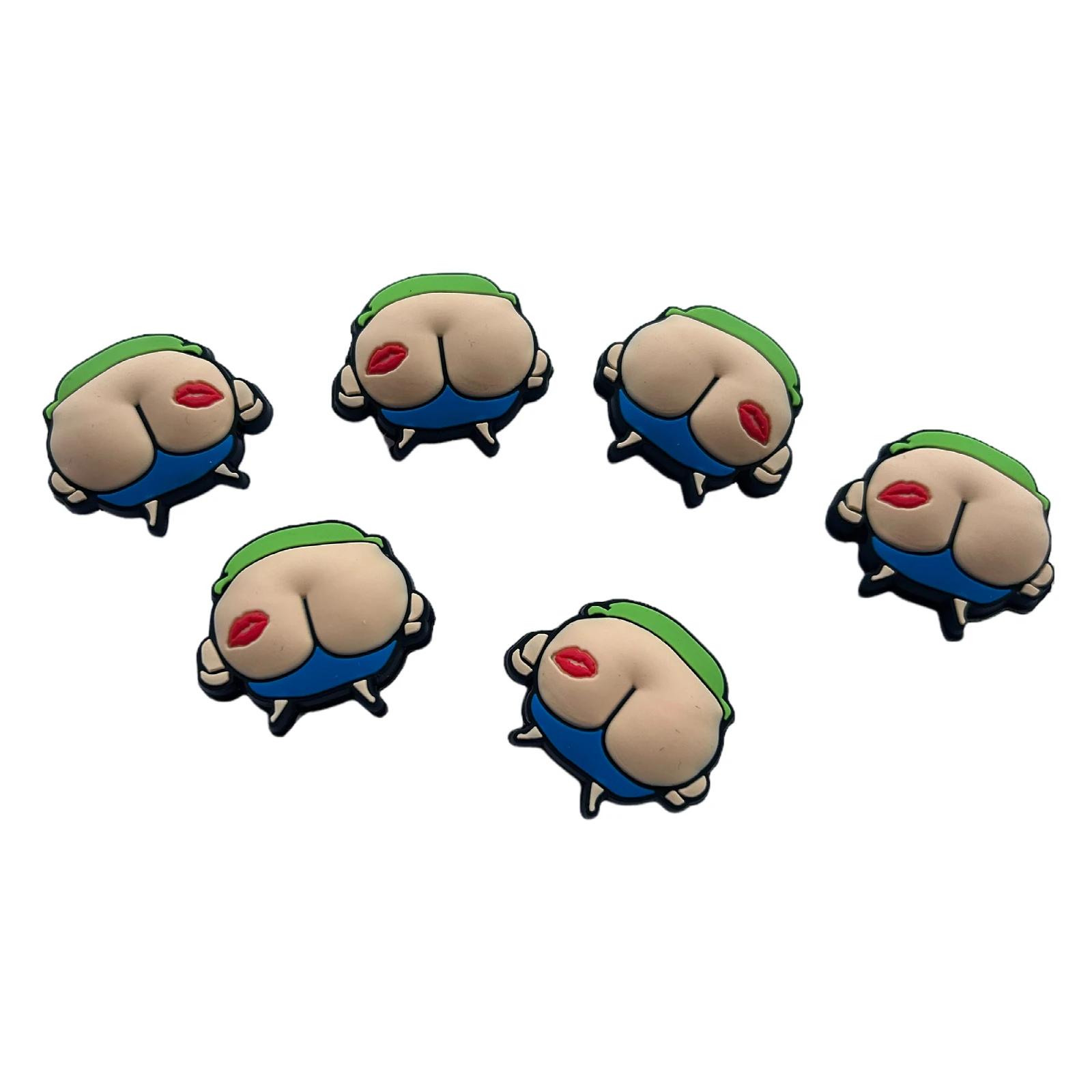 Amortecedor De Vibração De Raquete De Tênis, Absorvente De Choque, Amortecedor De Raquete De Silicone, Engraçado, Sexy, Novo, 6 Pcs/Lot, 2024 - Image 1