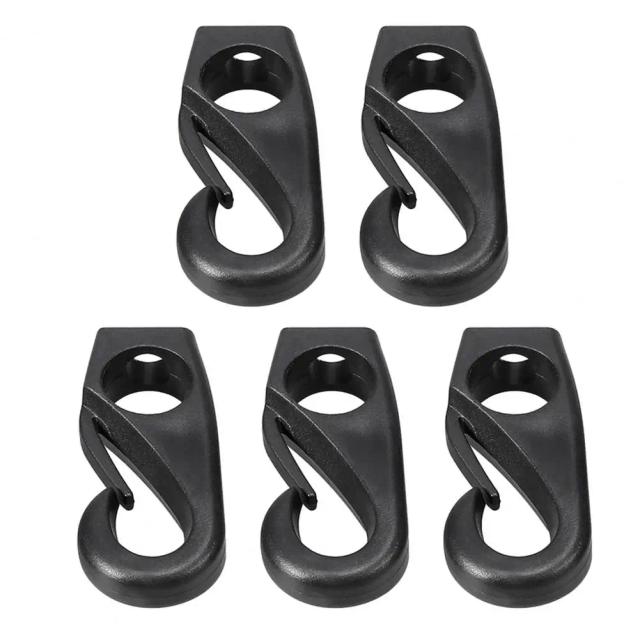 Conjunto de 5 Ganchos Bungee Multifuncionais para Caiaque e Canoas - Práticos e Convenientes para Amarração e Fixação de Corda