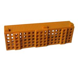 Modelo de Arquitetura Pintada em Miniatura, Material de Paisagem de Construção, Layout de Arquitetura Ferroviário, 1/500 - Image 4