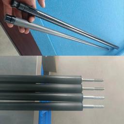 Eixo de fibra de carbono completo do Pool Cue, Parte frontal para bilhar Pro-Taper, Cone cônico para jogar, Break, Snooker Cue Shaft com espuma - Image 5