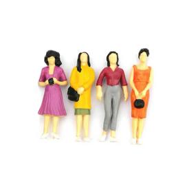 200 peças 1:87 escala ho miniatura pessoas modelo estatuetas de trabalhador para modelo de trem diorama cenário acessórios diy, sortidos - Image 2