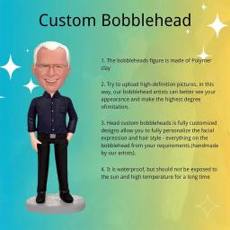 Bobbleheads personalizados para suas fotos, conjunto completo de figuras de ação bobblehead feitas à mão exclusivas personalizadas, presentes - Image 2