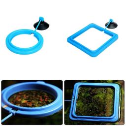 Alimentador quadrado do aquário, Alimentação de alimentos, Única camada, Preto, Comida para peixes tropicais, Comida, Assistente - Image 4