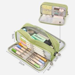 Grande Estojo Criativo para Meninos e Meninas, Estojos de Lápis Kawaii, Saco de Caneta para Crianças, Material Escolar, Bonito - Image 2