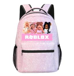 Mochila Cartoon Anime, Mochila para a Escola Primária e Secundária, Presentes Kawaii, ROBLOX - Image 2
