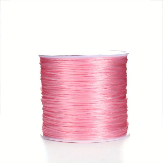 Cordão Elástico para Jóias: Linha Cristal para Pulseiras DIY 45mm x 0.8mm