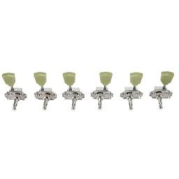 Deluxe Guitar Tuning Pegs Keys, Cabeças de máquina Tuners, Guitar Tuner, Peças duráveis Acessórios, Guitar Parts, 3R + 3L - Image 5