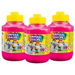 Tinta Guache 250ML Rosa Acrilex - Image 2