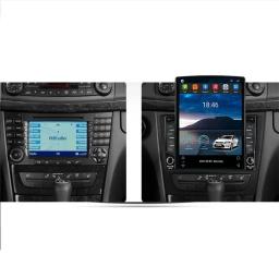 Rádio de carro estilo vertical Android 13, tela Tesla, navegação GPS, leitor multimídia para Mercedes Benz ECLSG classe W211 W219 - Image 2