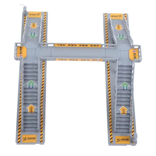 Modelo de Ponte Pedestre de Blocos de Construção: Brinquedo Educativo para Montagem Infantil