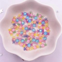 50 pçs glitter resina colorido mini bonito doce arte prego flatback strass apliques diy casamento scrapbook ornamento artesanato l617 - Image 5
