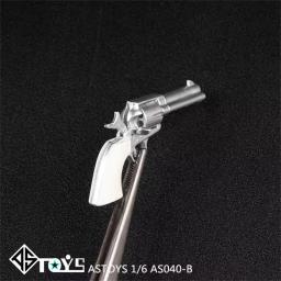 ASTOYS-Tricolor Oeste Cowboy Revólver Arma Toy Modelo, Action Figure Corpo, Escala 1:6, P18520, AS040, 12" - Image 4