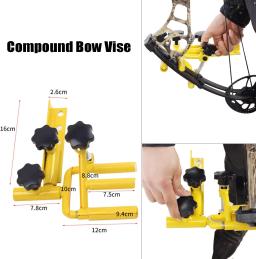 Arco composto arco vise de metal ajustável arco vise ferramenta caça tiro com arco ferramenta acessórios para arco composto - Image 4