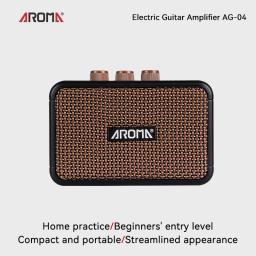 Mini amplificador de guitarra elétrica, Amplificador de guitarra portátil, Pequenas práticas com Bluetooth, Canais Clean e Overdrive, 5W - Image 2