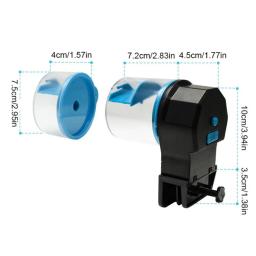 Alimentador Elétrico Automático Inteligente De Peixes Alimentador De Peixes De Aquário Temporizador De Comida De Tartaruga, Ferramenta De Tanque, Acessórios - Image 5