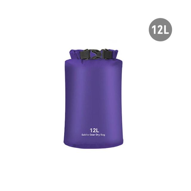 Saco Seco Ultraleve Impermeável para Acampamento e Atividades ao Ar Livre, Disponível em Vários Tamanhos: 3L, 5L, 12L, 20L e 35L