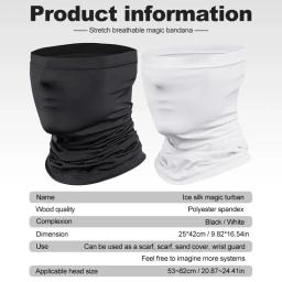 Ciclismo máscara facial absorver suor respirável treinamento de pesca esporte uv rosto cachecol pescoço gaiter verão rosto bandana - Image 6